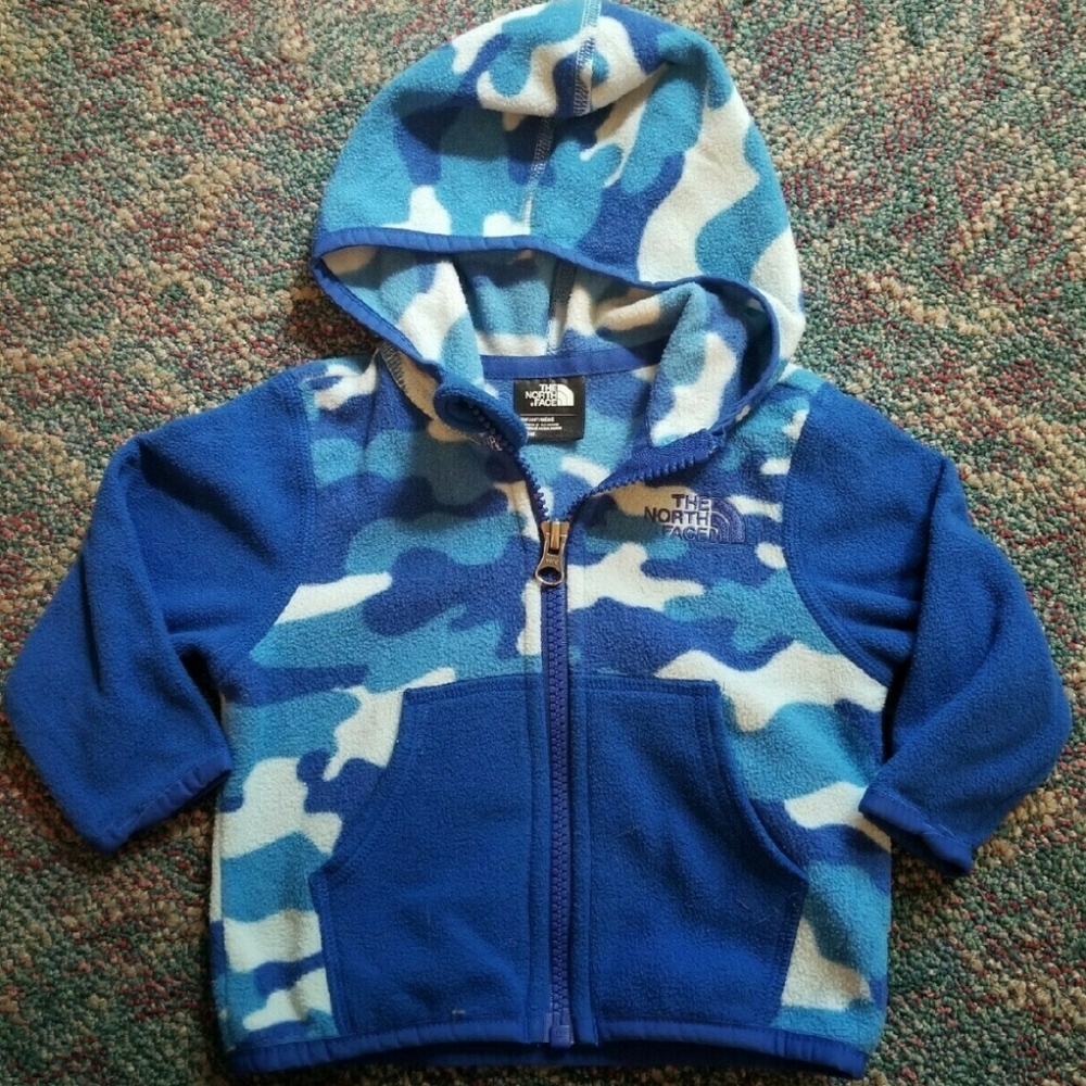 North Face Camo Fleece Sweatshirt